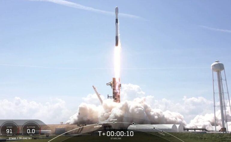 Lancement Starlink du 4 mai 2021 © SpaceX