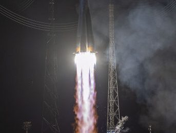 Décollage de Soyuz pour la mission Galileo VS26 © Arianespace