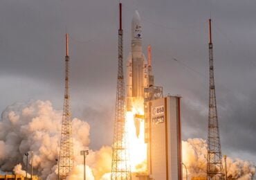 Décollage d'Ariane 5 avec JWST © ESA/CNES/Arianespace