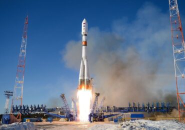 Décollage de Soyuz avec Meridian © Ministère de la défense de Russie