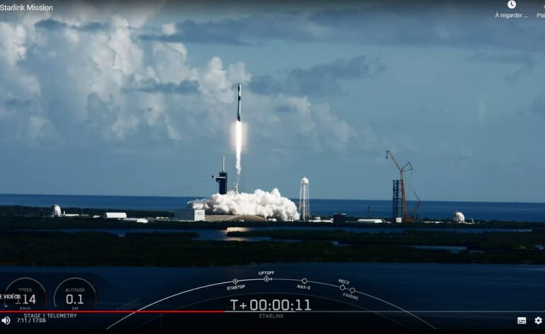 Lancement de Starlink 4-25 © SpaceX