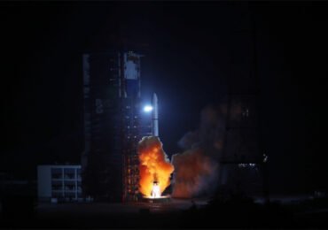 Lancement de Yaogan 36 par Long Marcg 2D © Qiu Lijun