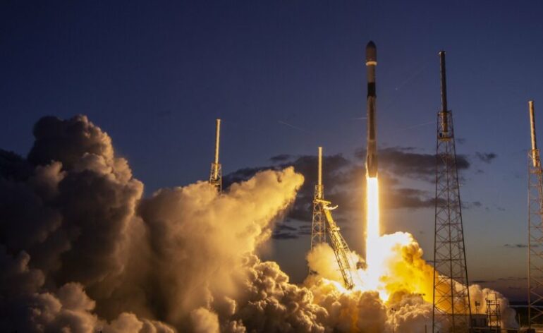 Lancement de Galaxy33 et 34 par Falcon 9 © SpaceX