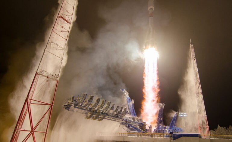 Décollage de Soyuz 2-1b à Plesetsk