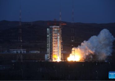 Lancement de Tianhui 6A et 6B par Long March 4C © Xinhua / Zheng Bin