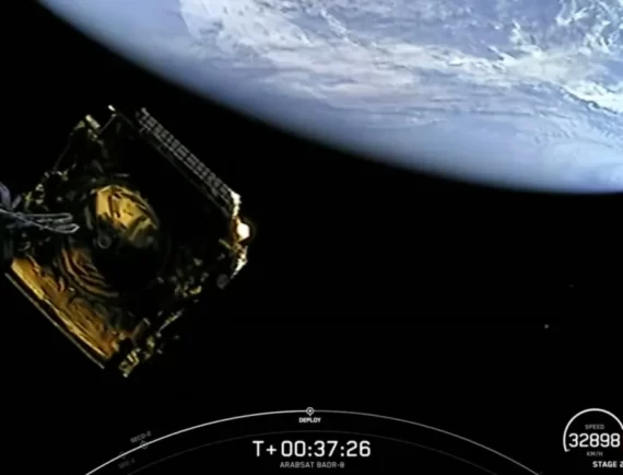 Séparation lanceur de BADR-8 © SpaceX