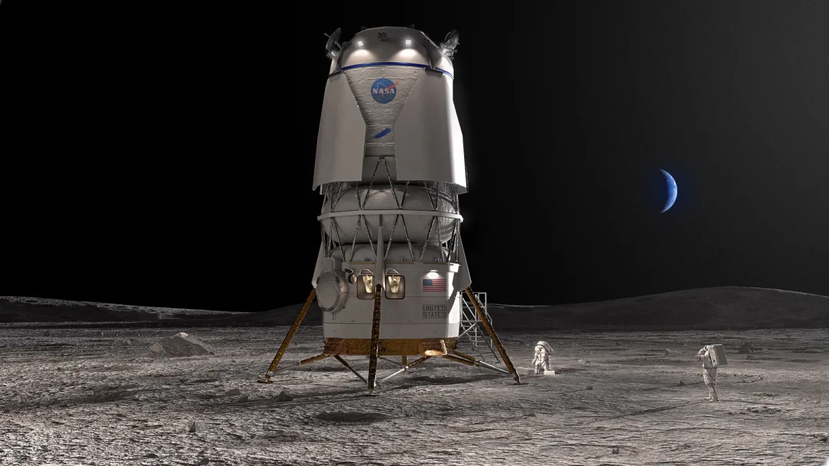 La NASA a choisi Blue Origin et son atterrisseur lunaire Blue Moon