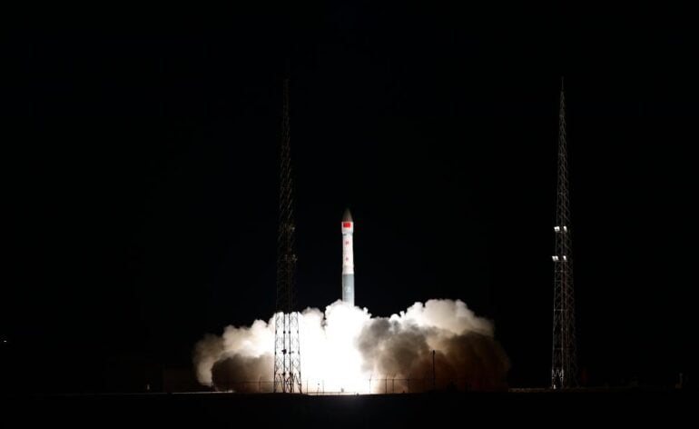 Lancement des satellites Tianmu 1 13 à 18 par Kuaizhou 1A © Xinhua/Wang Jiangbo