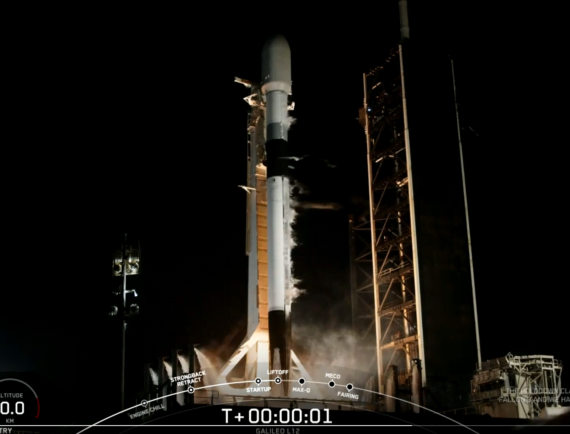 Lancement de la mission Galileo L12 par Falcon 9 © SpaceX