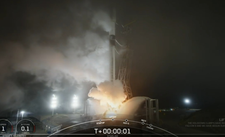 Lancement de Starlink Group 9-5 par Falcon 9 © SpaceX