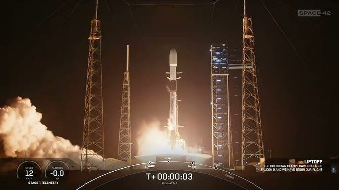 Lancement de Thuraya 4 par Falcon 9 © SpaceX