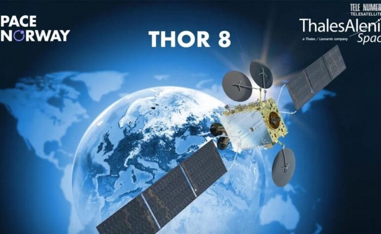 Vue d'artiste de THOR 8 © Thales Alenia Space / Briot
