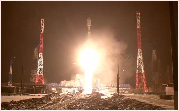 Lancement de Glonass K2 14L par Soyuz 2-1b Fregat © Roscosmos