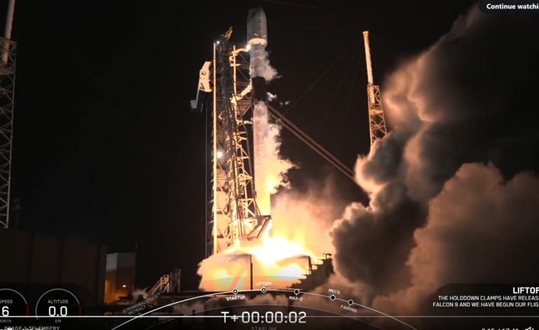 Lancement de Starlink Group 12-15 par Falcon 9 © SpaceX
