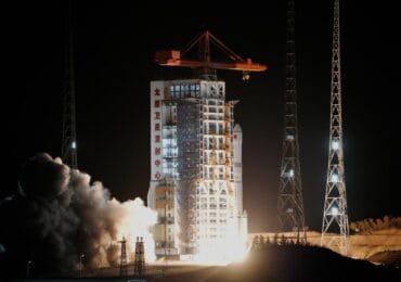 Lancement de Yaogan 40-02 par Long March 6A © Xinhua/Zheng Taotao