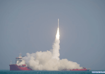 Lancement de 4 satellites Tianqi par Ceres-1S © Xinhua/Xu Baoxiang